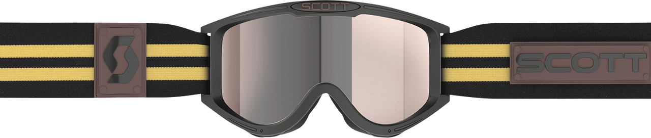 SCOTT 89X Era Goggle - Black/Beige - Silver Chrome Lens 411703-1098015