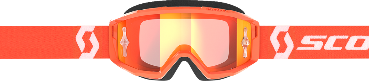 SCOTT Primal Goggle - Orange/White - Orange Chrome Works Lens 2785971362280