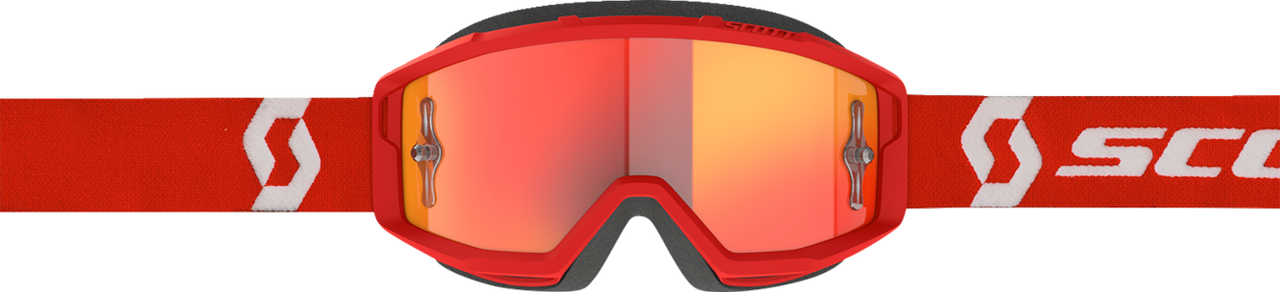 SCOTT Primal Goggle - Red/White - Orange Chrome Works Lens 2785971005280