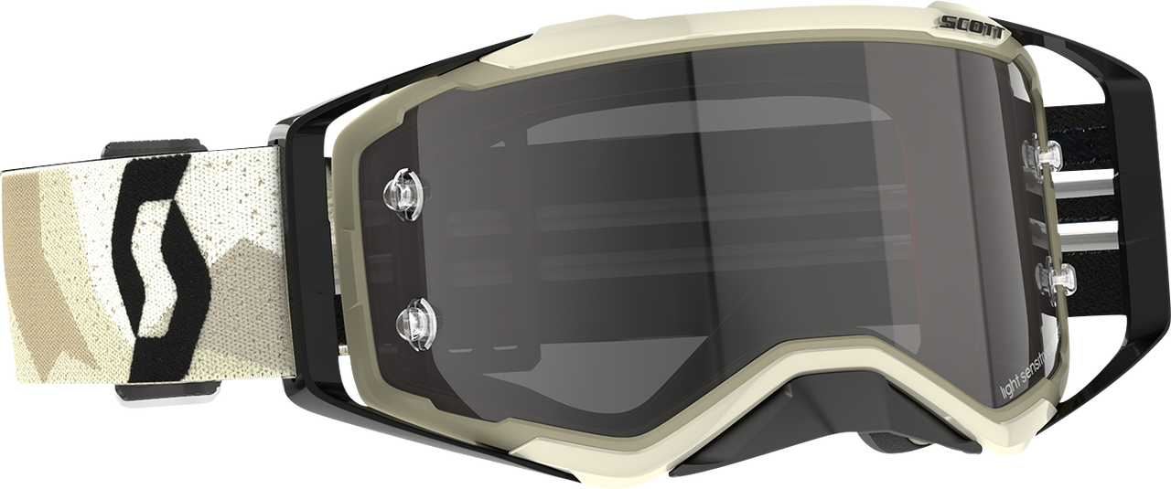SCOTT Prospect Sand Dust Goggle - Camo Beige/Black - Light Sensitive - Gray Works Lens 272826-7431327
