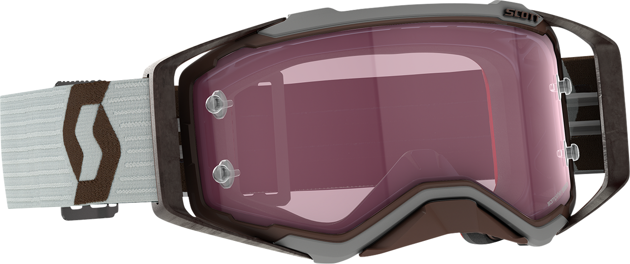 SCOTT Prospect Amplifier Goggle - Gray/Brown - Rose Works Lens 285536-7430352