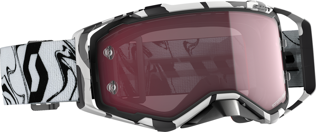 SCOTT Prospect Amplifier Goggle - Marble Black/White - Rose Works Lens 285536-7082352