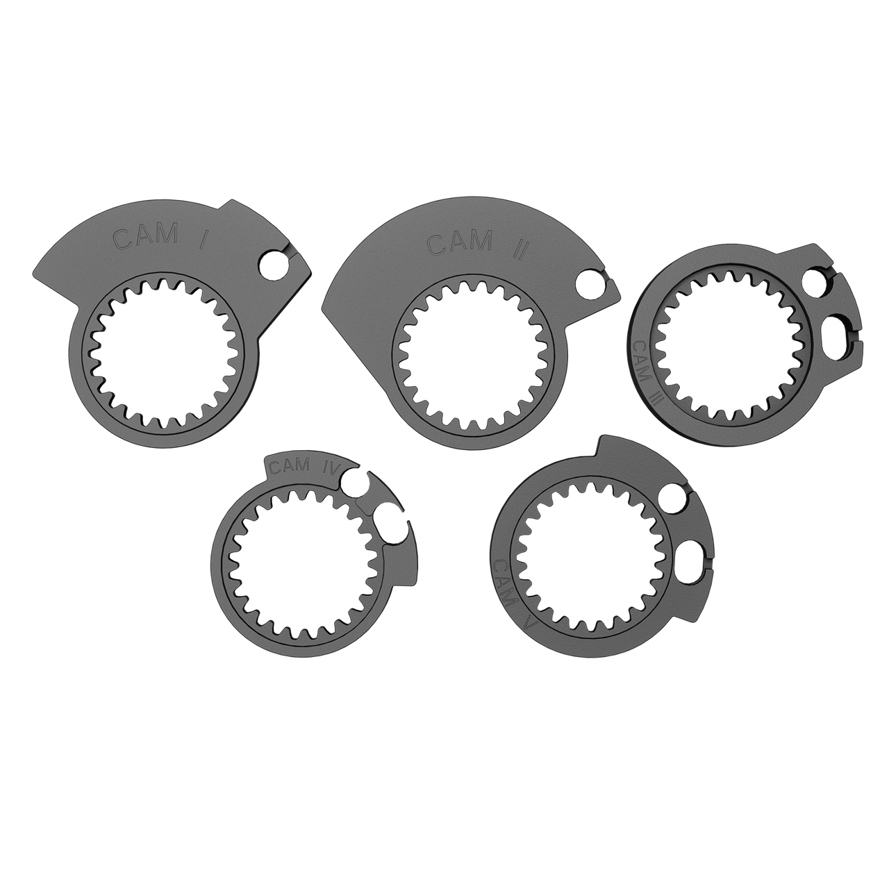 SCOTT SX II Lock-On Grip and Cam Set - Black/Gray 292452-1001222