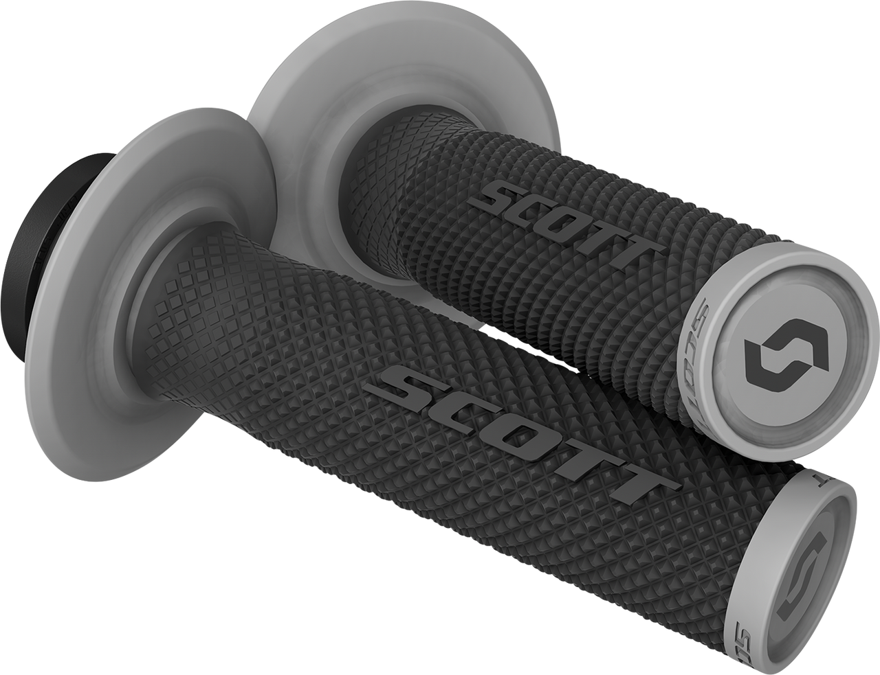 SCOTT SX II Lock-On Grip and Cam Set - Black/Gray 292452-1001222