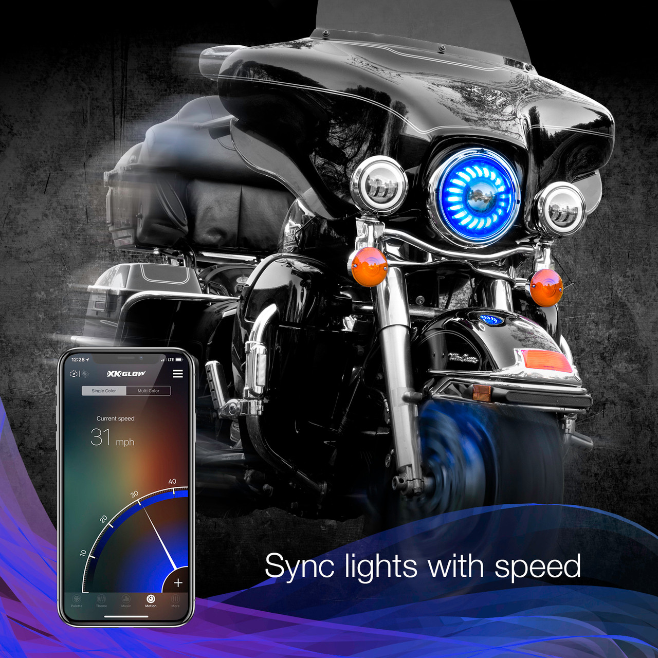 7" Xkchrome Rgb Headlight