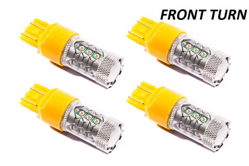 Diode Dynamics 7443 LED Bulb HP48 LED - Amber Set of 4