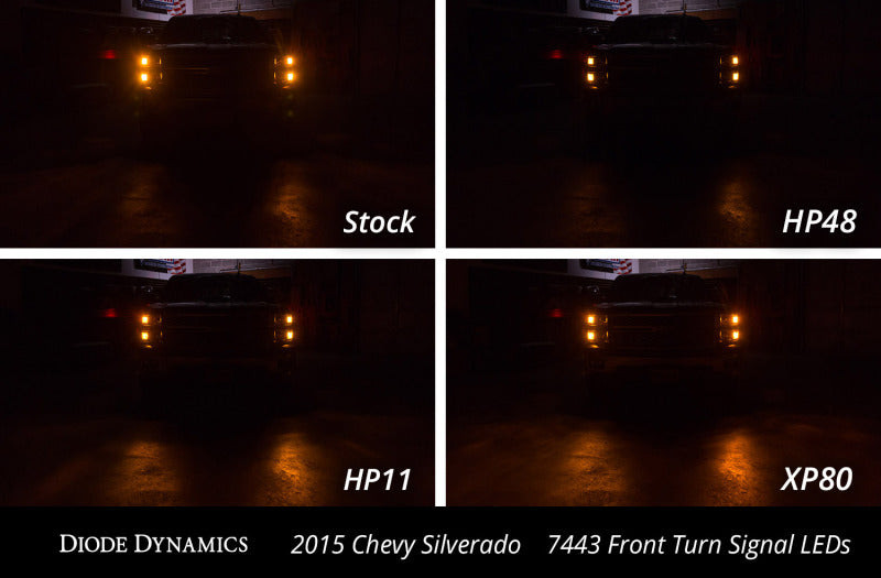 Diode Dynamics 7443 LED Bulb HP48 LED - Amber Set of 4