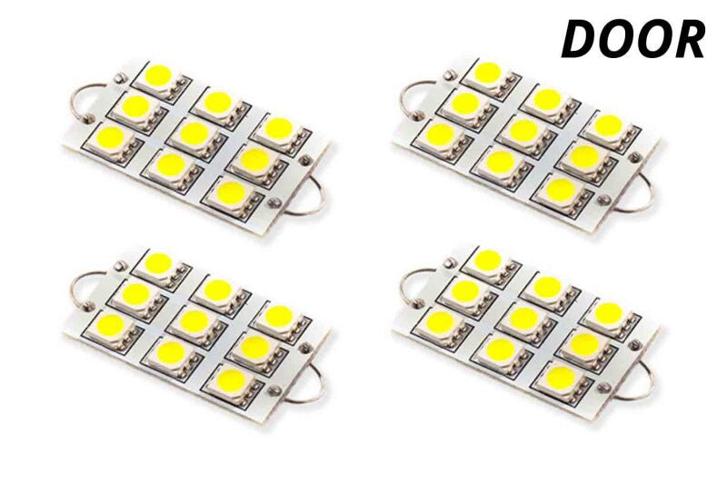 Diode Dynamics 44mm SML9 LED Bulb - Cool - White Set of 4