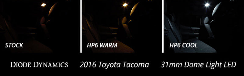 Diode Dynamics 31mm SMF2 LED Bulb - Blue (Single)