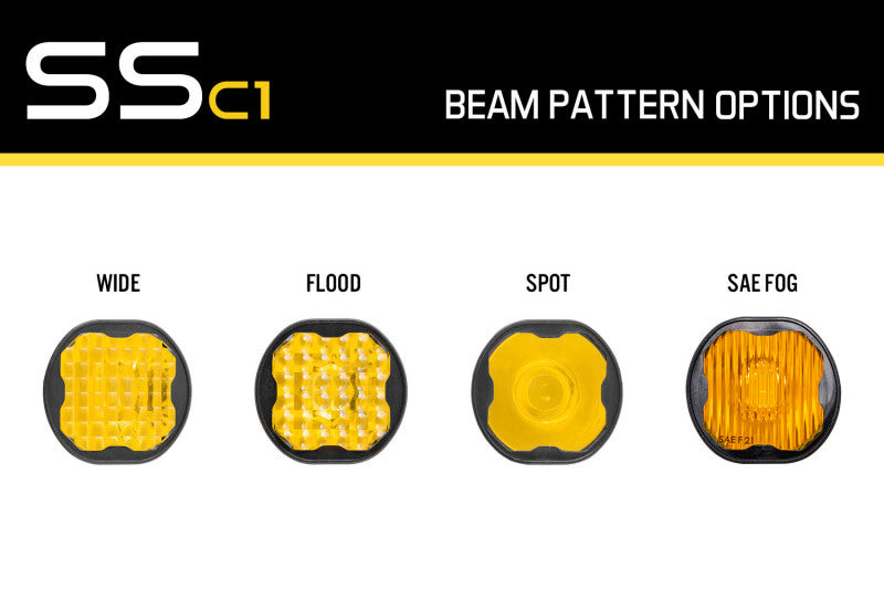 Diode Dynamics Stage Series C1 Lens Spot - Yellow