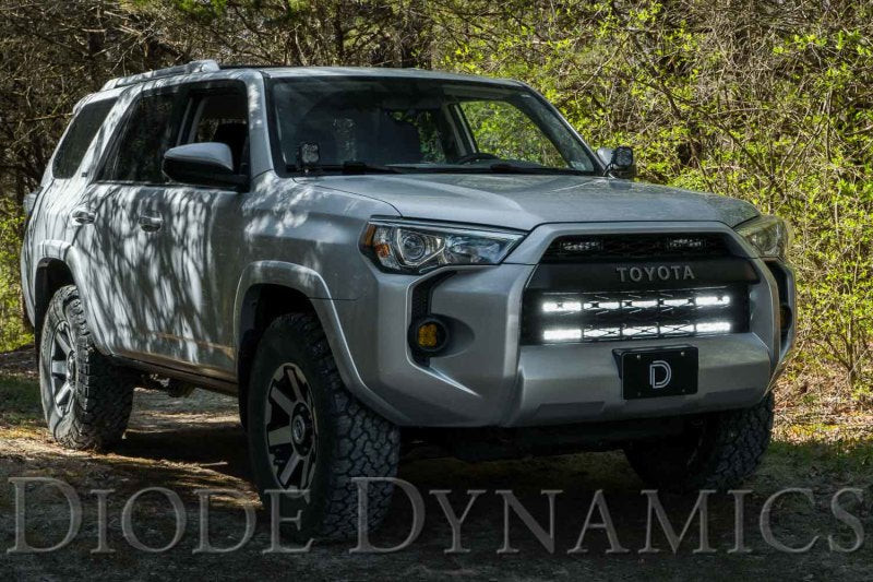 Diode Dynamics 14-19 Toyota 4Runner SS30 Dual Stealth Lightbar Kit - Amber Driving