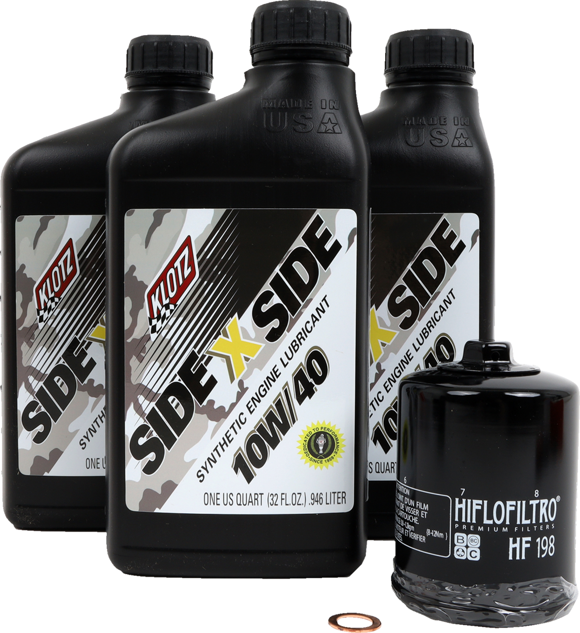 KLOTZ OIL Oil Change Kit - Polaris - 10W/40 KU-110