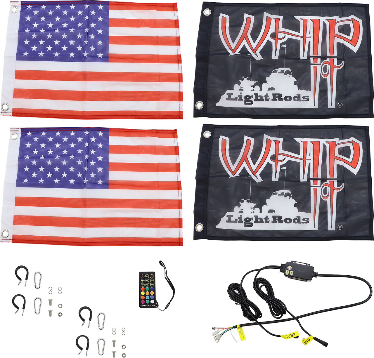 WHIPITLIGHTRODS 3' Light Rod - Bluetooth® - RGB - Magnetic Base MAG-CHSBTR-132