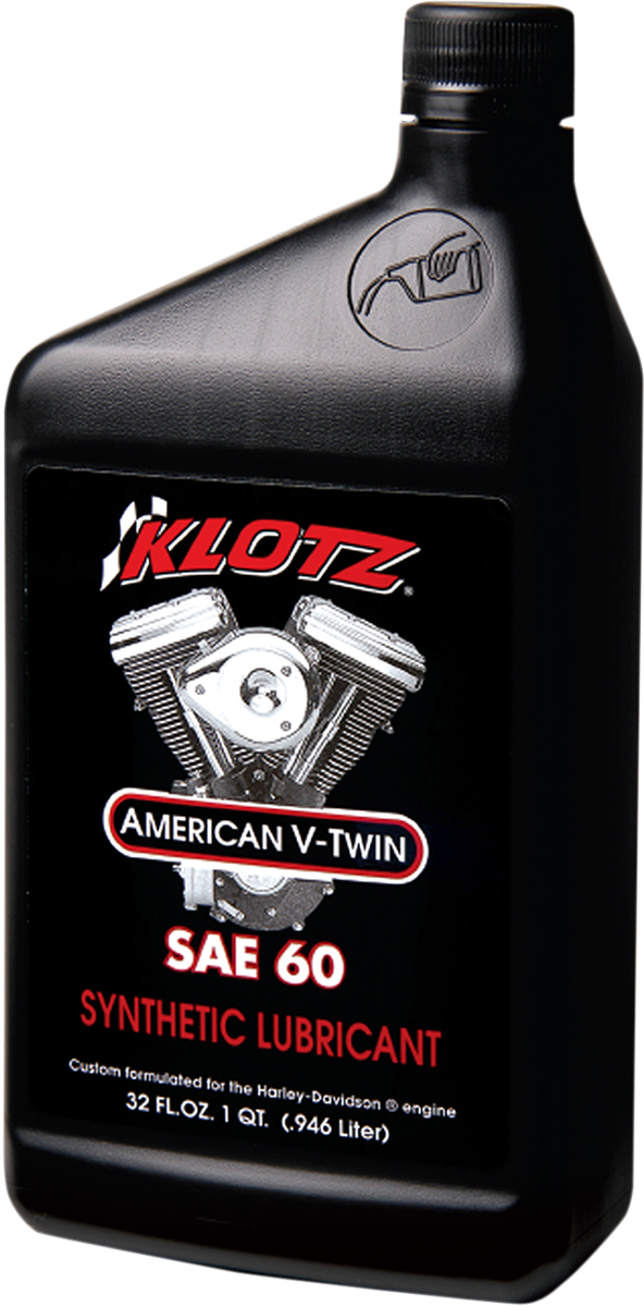 KLOTZ OIL V Twin Synthetic Oil - 60W - 1 U.S. quart KH-60