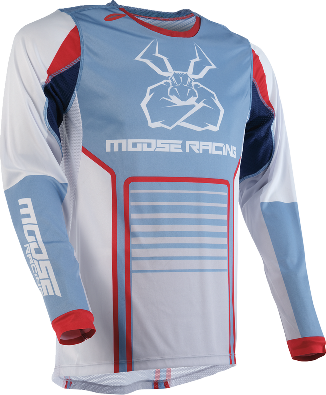 MOOSE OFFROAD Agroid Jersey - Gray/Blue - Medium 2910-7495