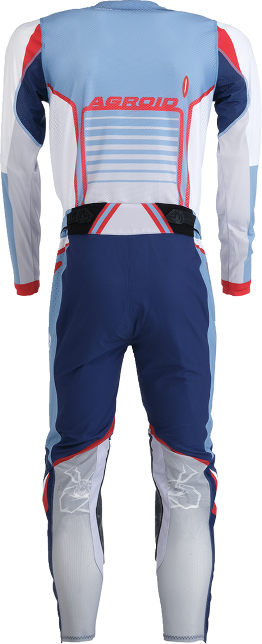 MOOSE OFFROAD Agroid Jersey - Gray/Blue - Medium 2910-7495