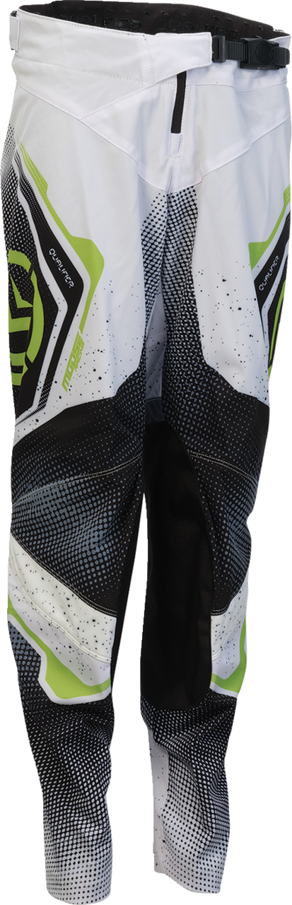 MOOSE OFFROAD Youth Qualifier® Pants - White/Black/Green - US 22 2903-2667