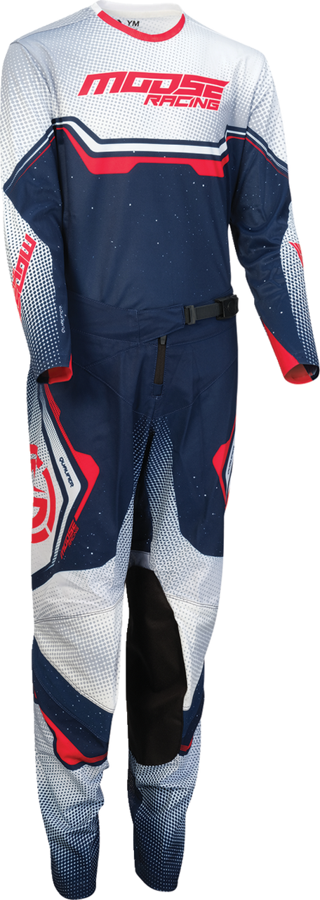 MOOSE OFFROAD Youth Qualifier® Pants - Red/White/Blue - US 20 2903-2652