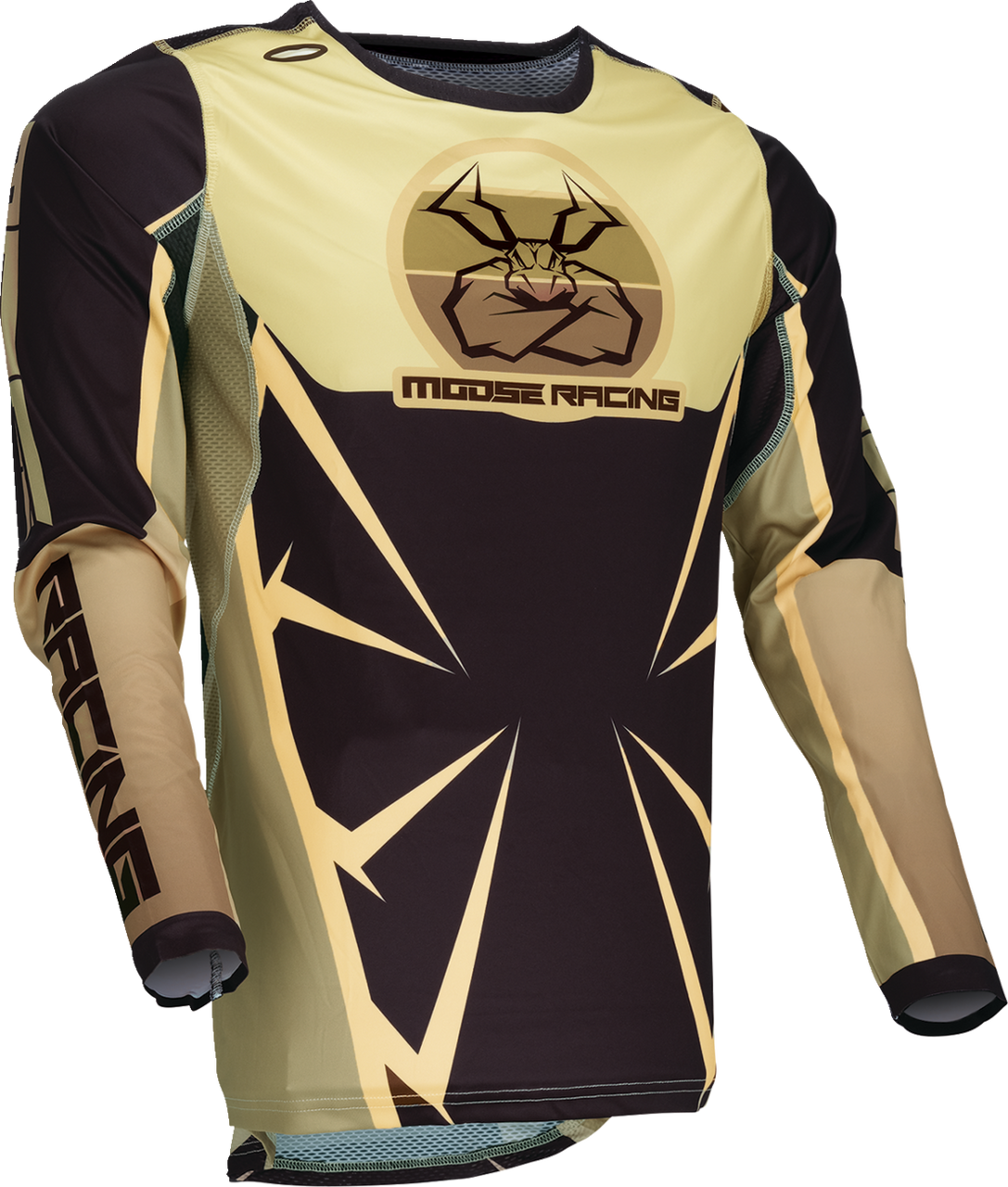 MOOSE OFFROAD Agroid Jersey - Brown/Black - Large 2910-8147
