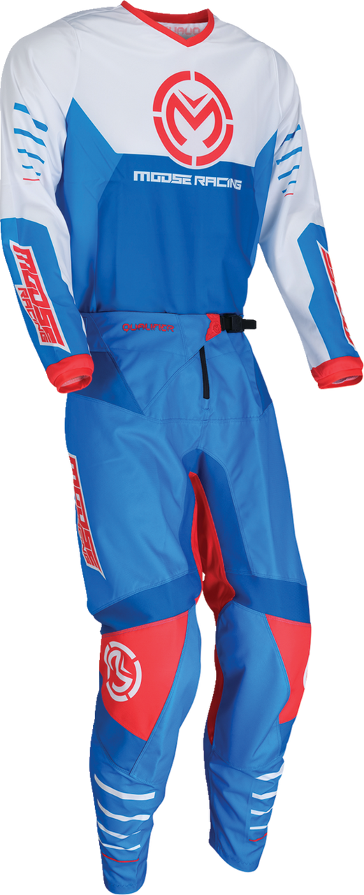 MOOSE OFFROAD Qualifier® Pants - Red/White/Blue - US 52 2901-11820