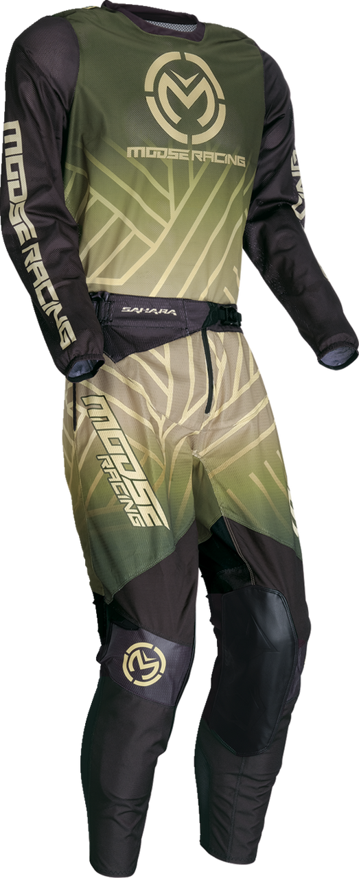 MOOSE OFFROAD Sahara Jersey - Green/Black - XL 29107945