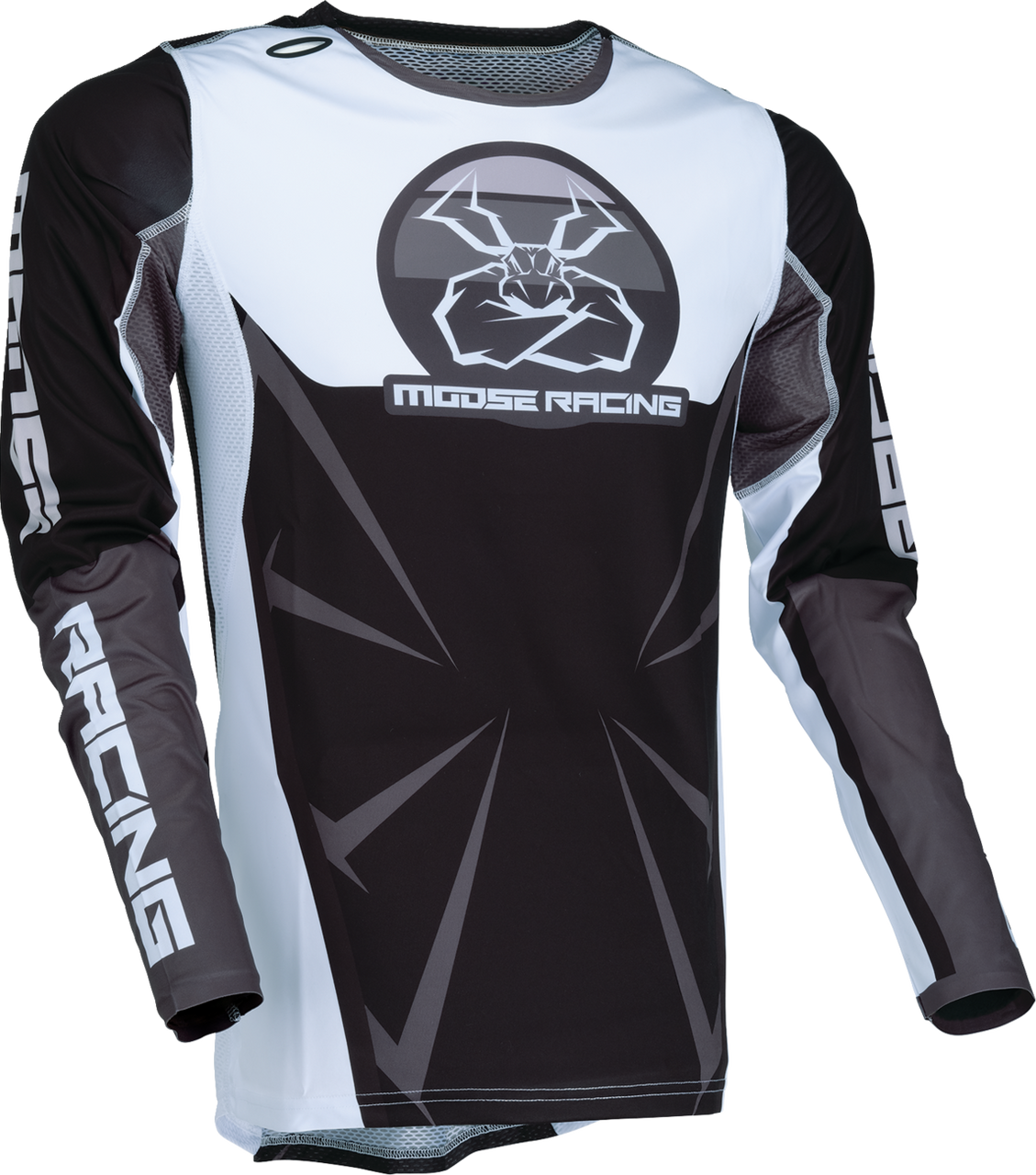 MOOSE OFFROAD Agroid Jersey - Black/White - 3XL 2910-7910