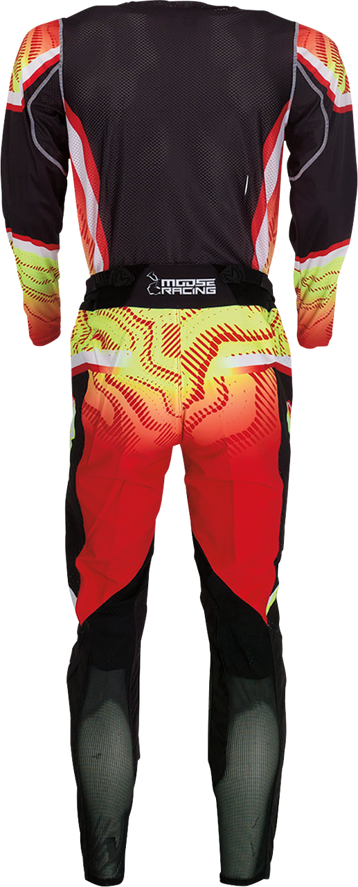 MOOSE OFFROAD Agroid Jersey - Red/Yellow/Black - 3XL 2910-7395