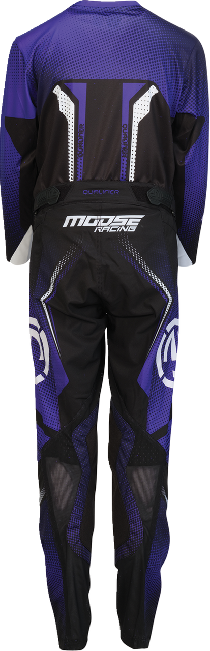 MOOSE OFFROAD Youth Qualifier® Pants - Black/Purple/White - US 28 2903-2663