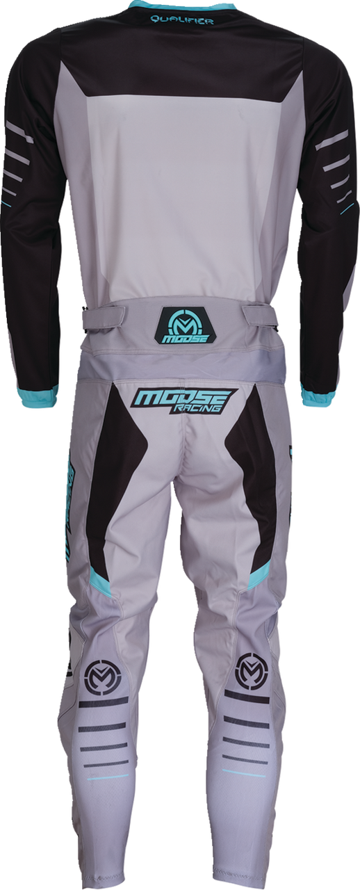 MOOSE OFFROAD Qualifier® Pants - Gray/Teal - US 52 2901-11834