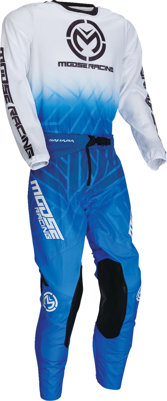 MOOSE OFFROAD Sahara Jersey - Blue/White - Small 29107930