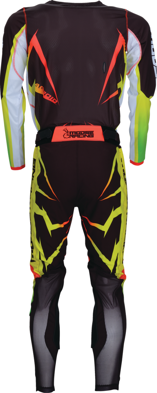 MOOSE OFFROAD Agroid Jersey - Black/Yellow/White - 3XL 2910-7922