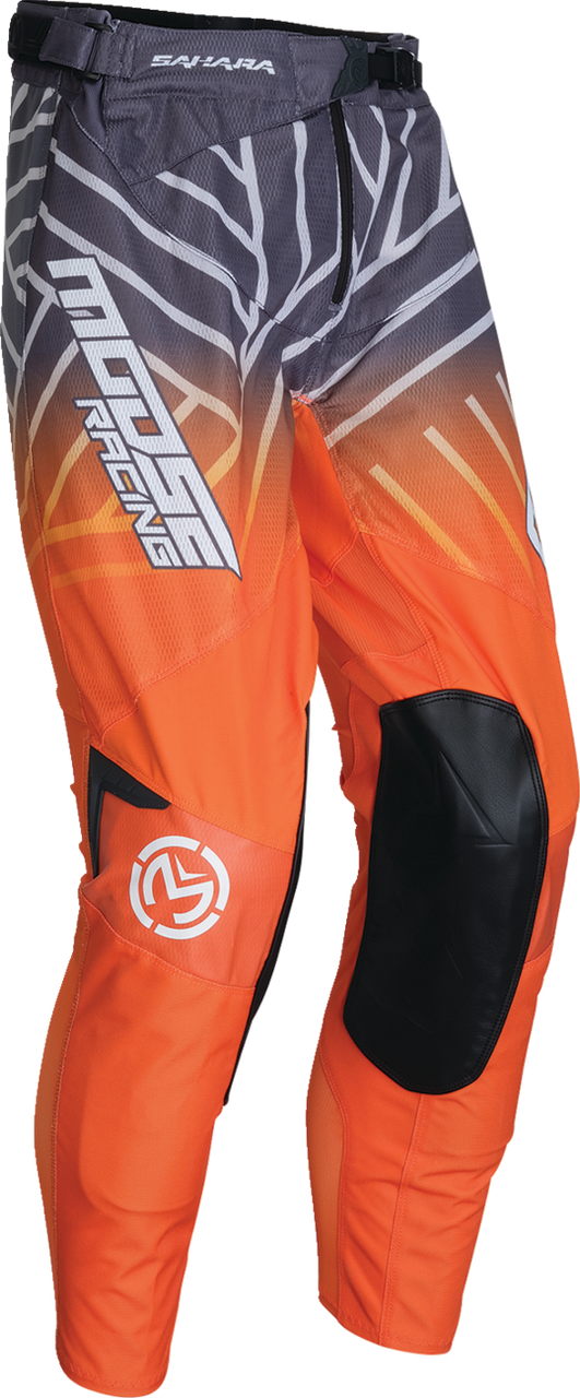 MOOSE OFFROAD Sahara Pants - Gray/Orange - US 42 2901-11451