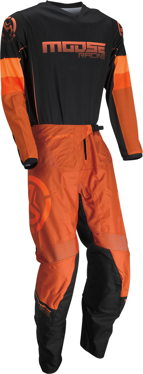 MOOSE OFFROAD Qualifier® Pants - Orange/Gray - US 30 2901-10365