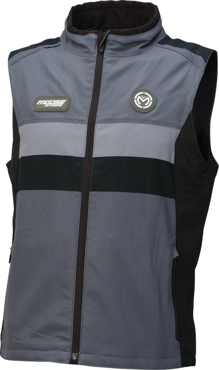 MOOSE OFFROAD Moto Vest - Gray/Black - XL 2830-0764