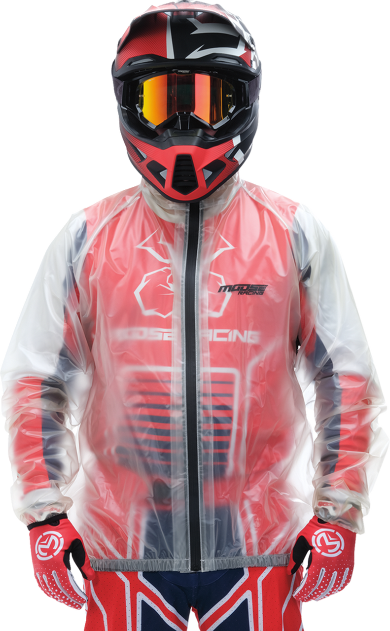MOOSE OFFROAD Rain Jacket - Clear - Large 2854-0373