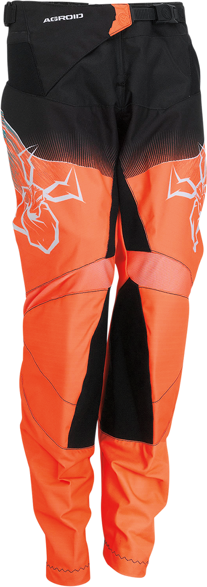 MOOSE OFFROAD Youth Agroid Pants - Teal/Orange/Black - US 26 2903-2259