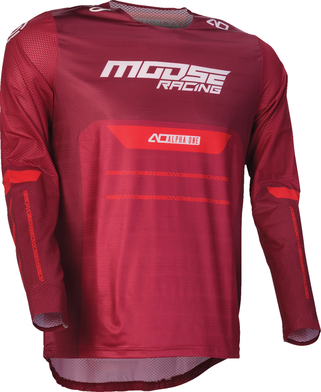 MOOSE OFFROAD Alpha One Jersey - Burgundy/White - XL 2910-8314