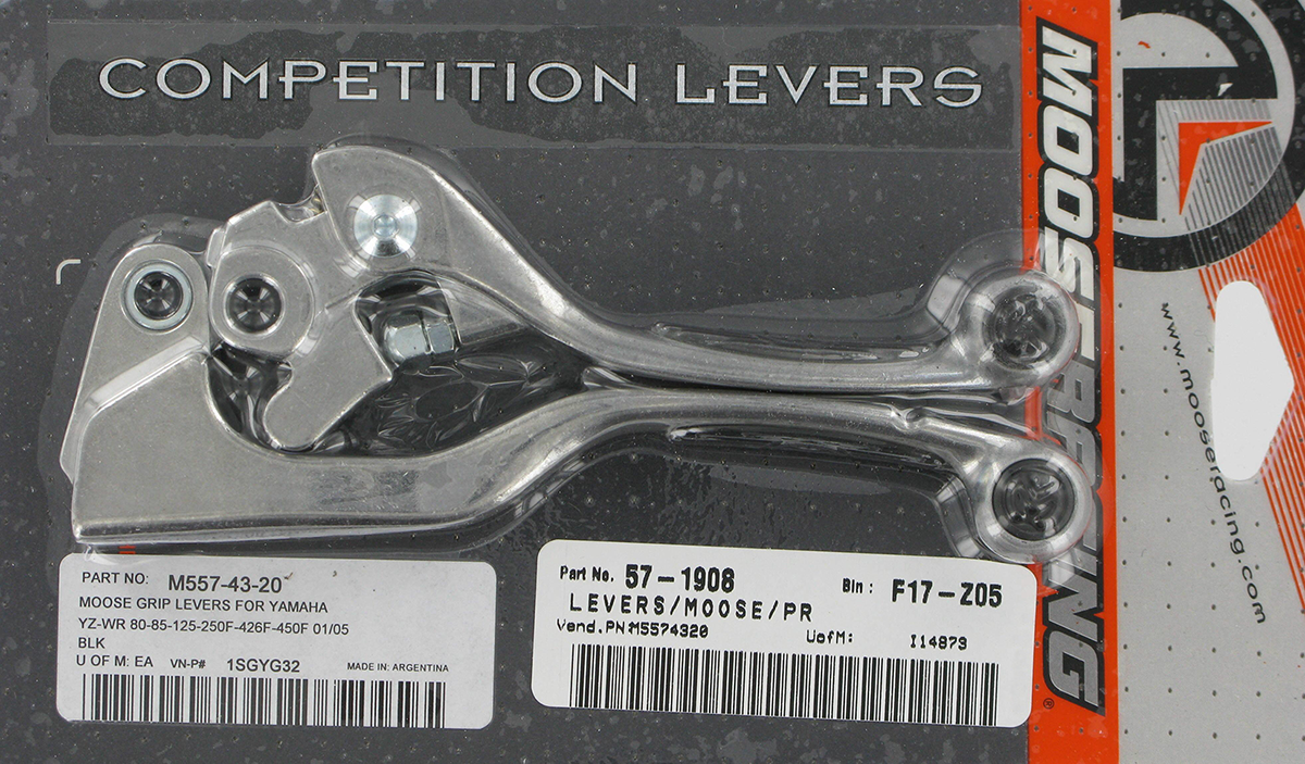 MOOSE OFFROAD Competition Lever Set - Black 1SGYG32