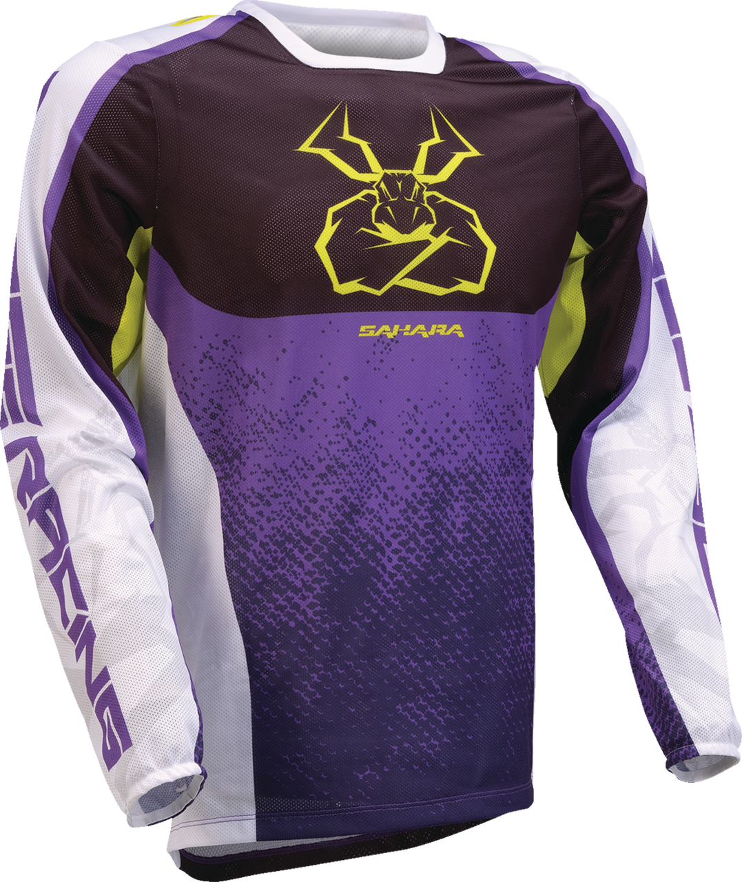 MOOSE OFFROAD Sahara Jersey - Purple/Hi-Viz - Small 2910-8346