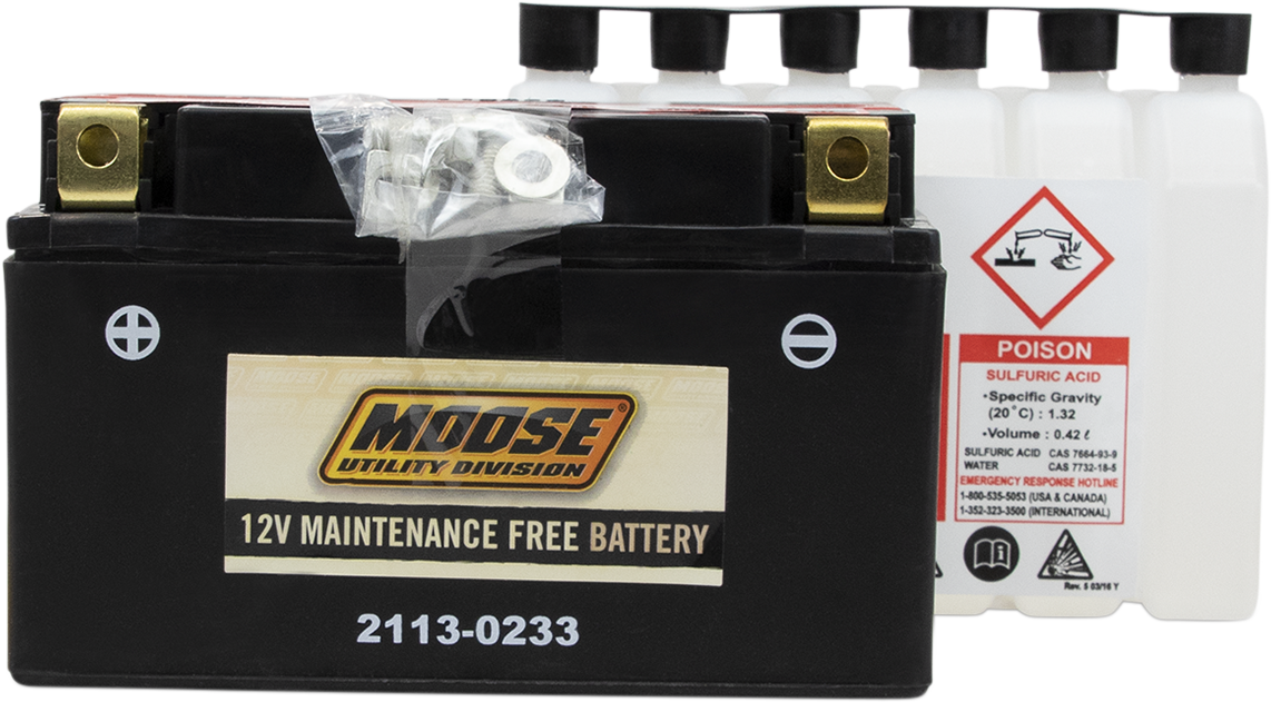 MOOSE OFFROAD AGM Battery - YTZ10S MTZ10S-BS