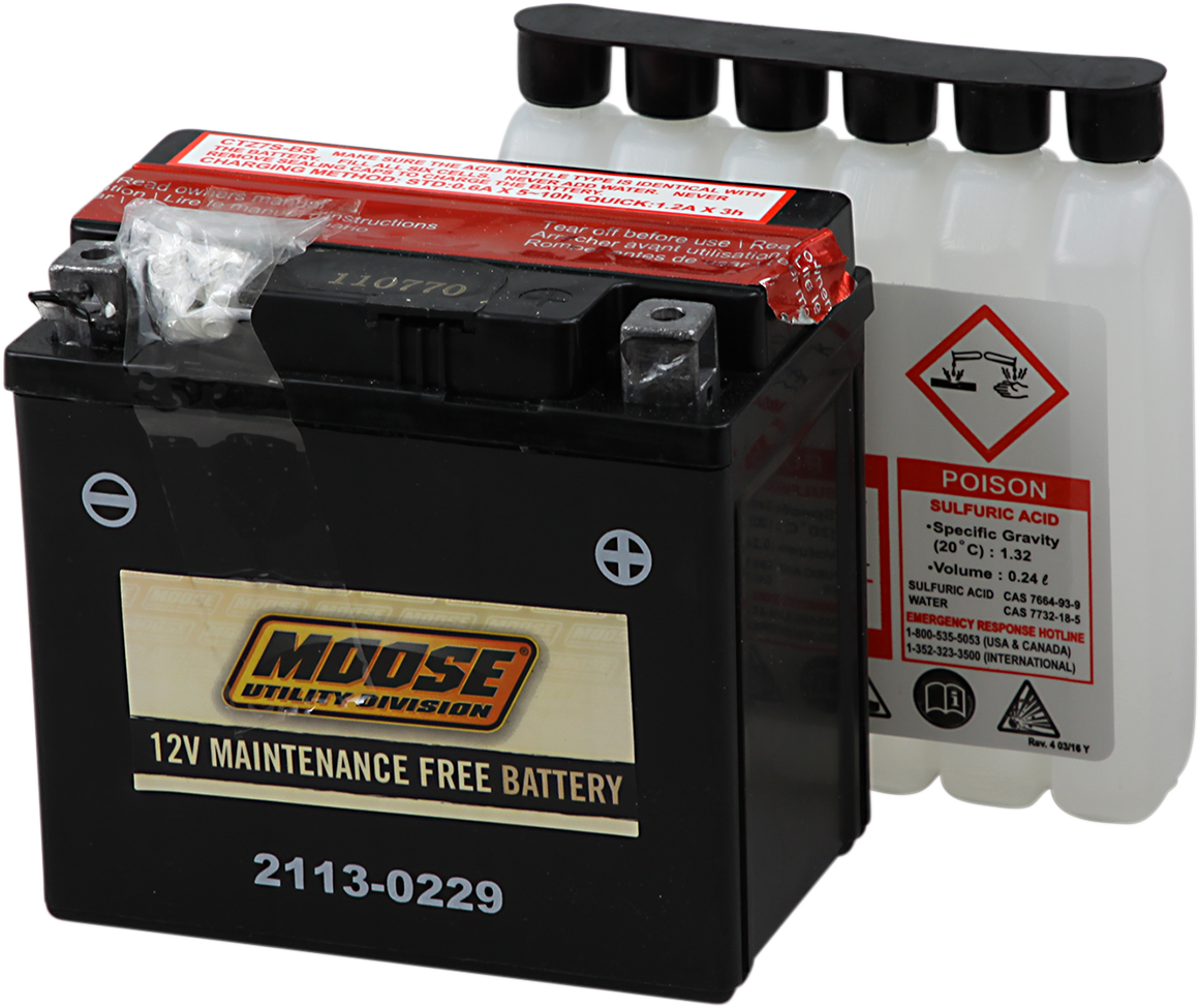 MOOSE OFFROAD AGM Battery - YTZ7S MTZ7S-BS