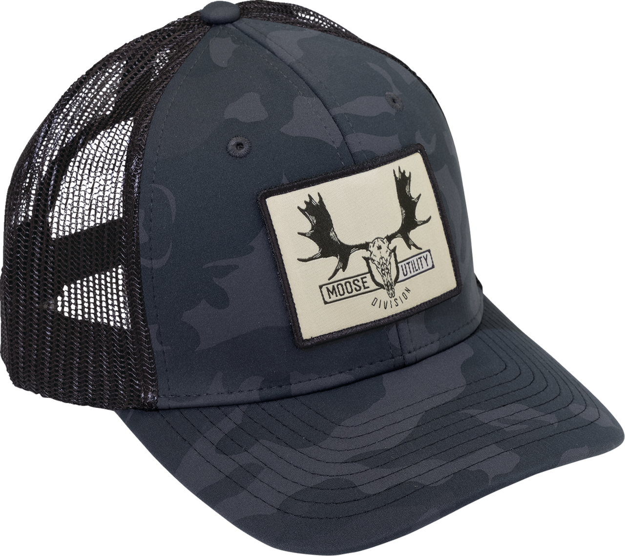 MOOSE OFFROAD MUD Euro Hat - Black Camo C2402771