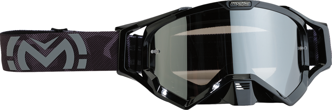 MOOSE OFFROAD XCR Goggle - Black/Gray - Smoke Lens 2601-3165