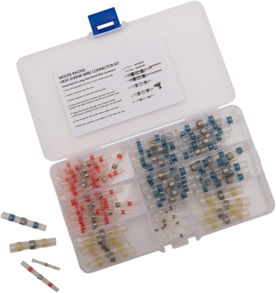 MOOSE OFFROAD Wire Connectors - 100 PC Set 03-1000M