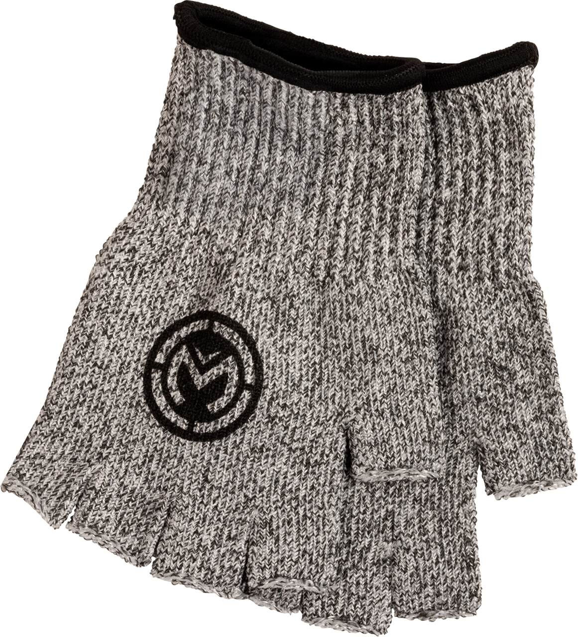 MOOSE OFFROAD Moose Half Finger Glove Liners - Gray - 2XL 3330-8364