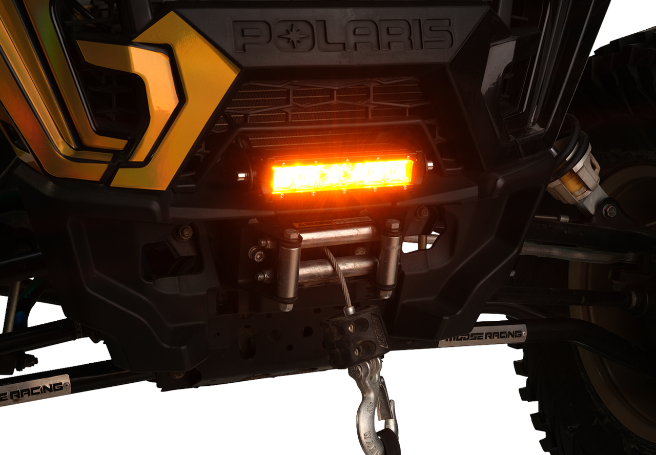 MOOSE OFFROAD Light Bar - LED - 8" - Amber MSE-LB8A