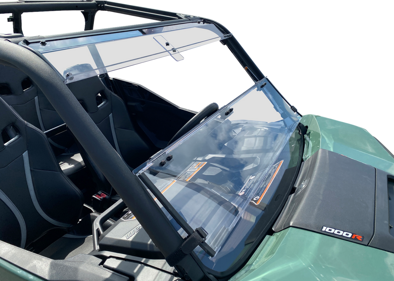 MOOSE OFFROAD Full Folding Windshield - Deluxe - Can-Am V000292-12200M