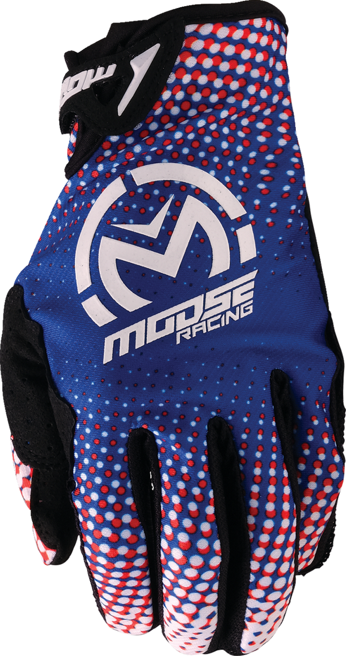 MOOSE OFFROAD SX1™ Gloves - Red/White/Blue - 3XL 3330-8065