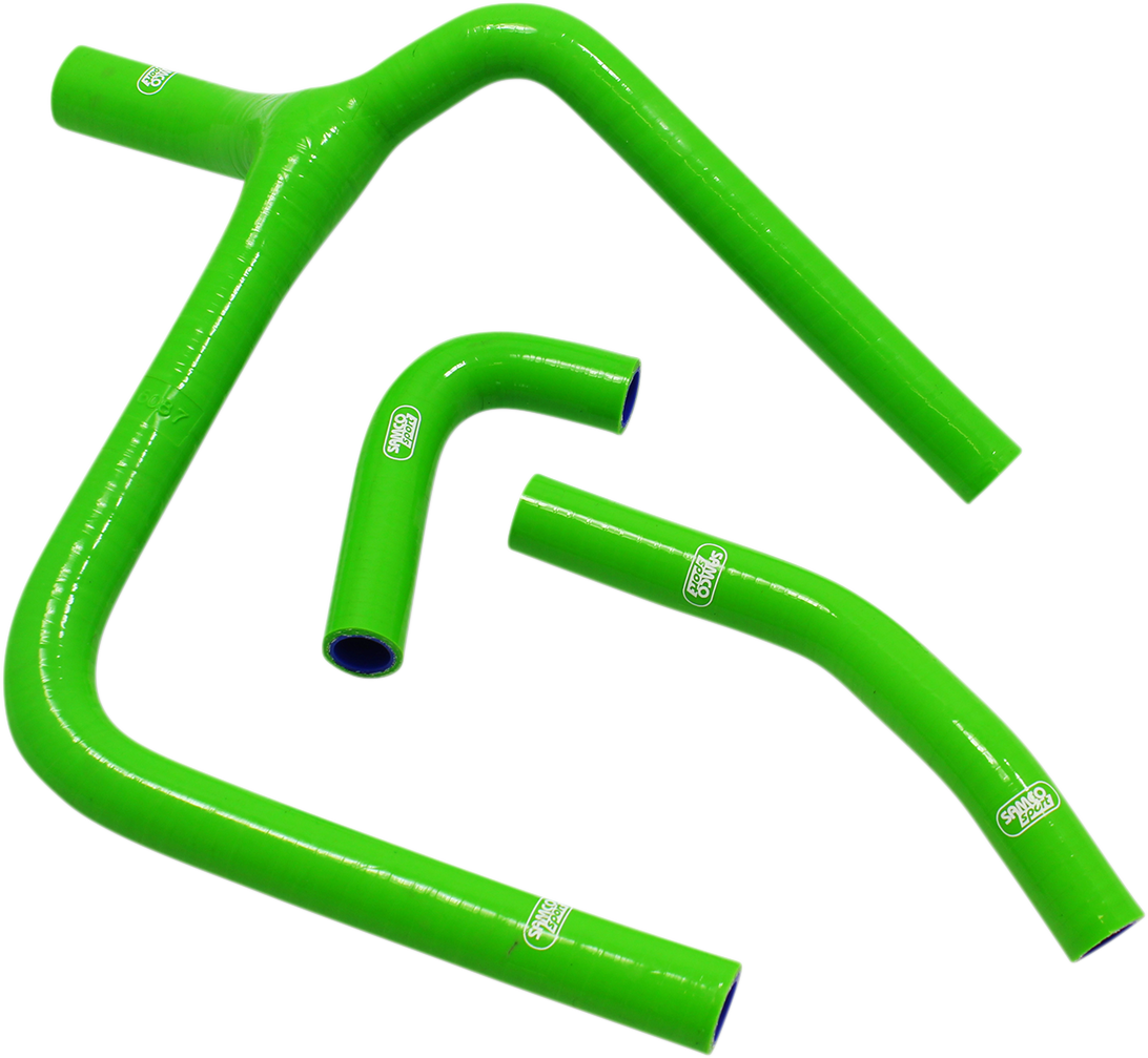 MOOSE OFFROAD Race Fit Radiator Hose Kit - Green - Kawasaki KAW96-GN