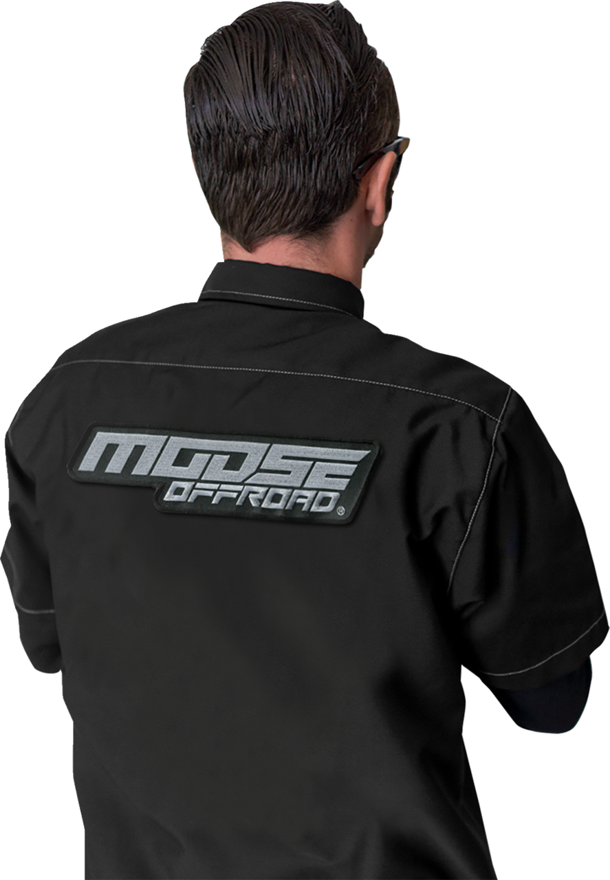 MOOSE OFFROAD Moose Offroad Shop Shirt - Black - XL MRS01S8BCHXR